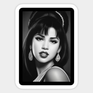 Womens Music Gift Love Selena Sticker